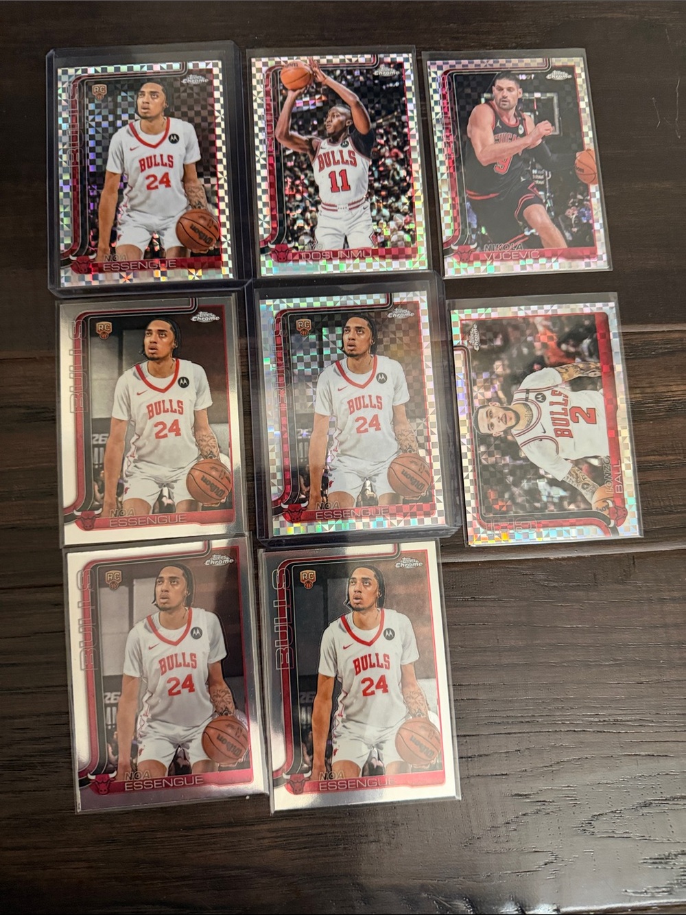 Panini Sports Cards Chicago Bulls Silver-Accent Basketball Card Lot Trading Card